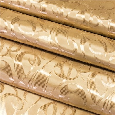 Портьерная ткань 150 см на отрез 5 цвет золотой