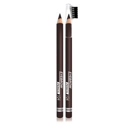 Luxvisage. Стойкий пудровый карандаш для бровей № 104 черный 1,14г 8425