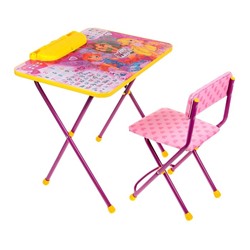Набор детской мебели "Винкс: Азбука 2" складной, цвет розовый