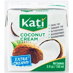 Сливки кокосовые Coconut Cream Kati 150 мл. TetraPak