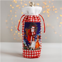 Чехол на бутылку "Дед Мороз"   DX12-8575-3