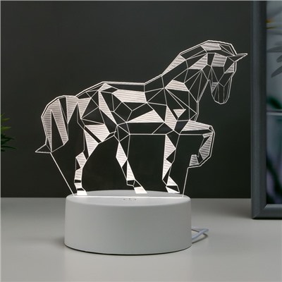 Светильник сенсорный "Лошадь" LED 3 цвета от USB