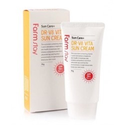 Витаминизированный солнцезащитный крем FarmStay Dr-V8 Vita Sun Cream Spf50/pa+++