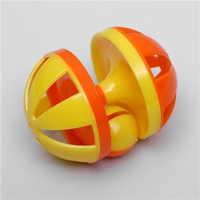Игрушка-головоломка с шариком-погремушкой, 9 х 6,5 см, микс цветов