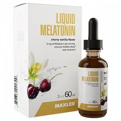 Maxler Мелатонин со вкусом вишни и ванили Liquid Melatonin 60 мл.