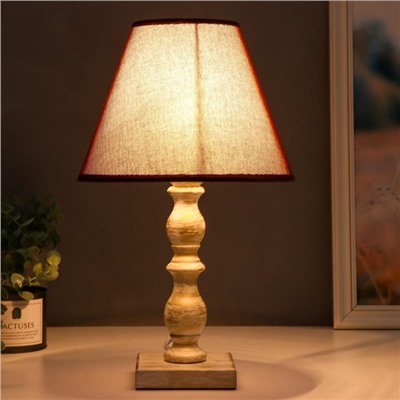 Настольная лампа "Ардель", 1х40Вт Е27, цвет коричневый