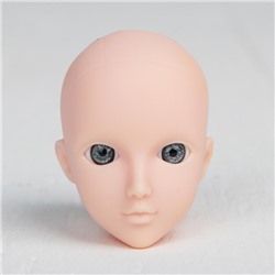 Голова для изготовления куклы, цвет глаз: серый