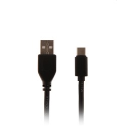 Кабель Cablexpert, Type-C - USB, 1 A, 3 м, чёрный