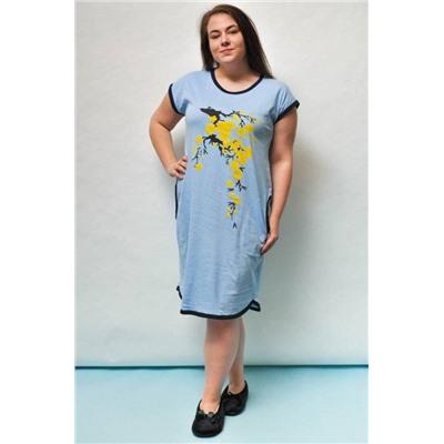Платье женское домашнее с принтом арт. 294096