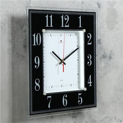 Часы настенные, серия: Классика, "Черно-белая классика", 36х36 см микс