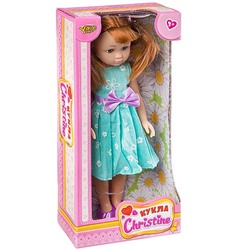 Кукла  Cristine 35 см, ВОХ 39х17х9 см,  арт.M7578-4.