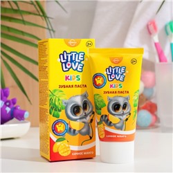Детская зубная паста Little Love сочное манго 2+, 62 мл
