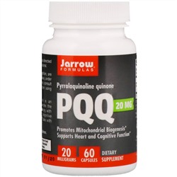 Jarrow Formulas, PQQ (пирролохинолинхинон хинона), 20 мг, 60 капсул