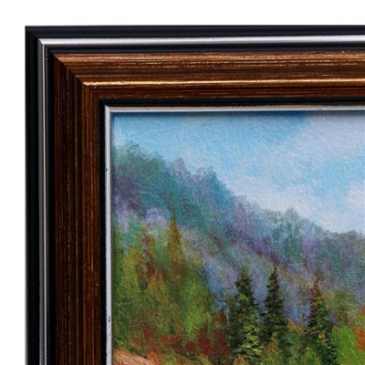 Картина "Водопад в горах" 20х30(23х33) см