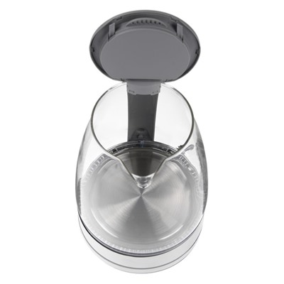 Чайник электрический "Добрыня" DO-1253G, стекло, 1.8 л, 1800 Вт, серый