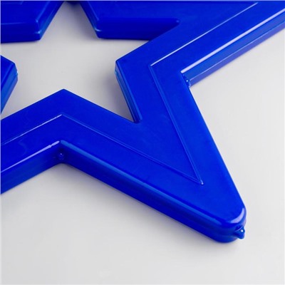 Светодиодная фигура «Звезда» 56 см, пластик, 220 В, свечение синее
