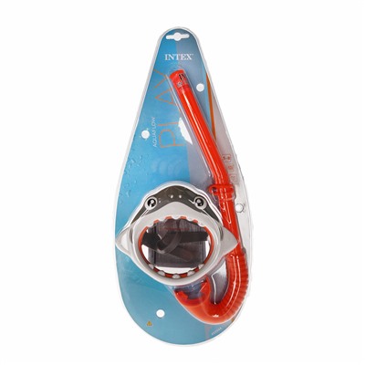 Набор для подводного плавания «Акула», маска, трубка, от 3-8 лет, 55944 INTEX