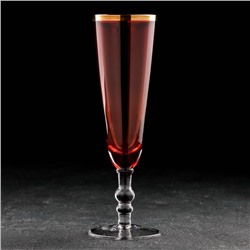 Бокал для шампанского «Мери», 160 мл, цвет красный