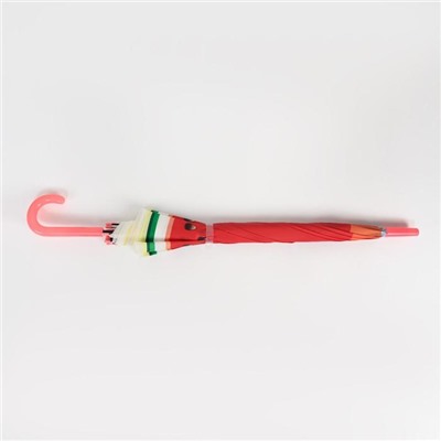 Зонт - трость полуавтоматический «Вкусняшки», 8 спиц, R = 45 см, цвет МИКС