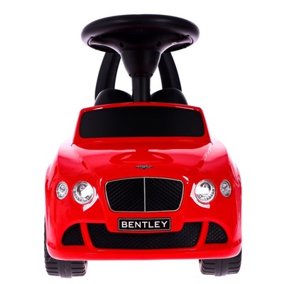 Толокар Bentley Continental GT, звуковые эффекты, цвет красный