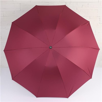 Зонт механический «Gustav», ветроустойчивый, 4 сложения, 10 спиц, R = 55 см, цвет МИКС