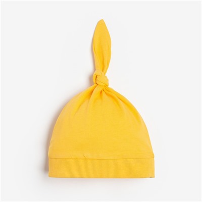 Чепчик (шапочка) детская, цвет жёлтый, размер 40