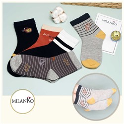 Детские хлопковые носки  (Узор 7) MilanKo D-222