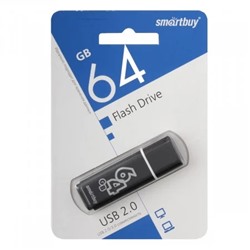 USB карта памяти 64ГБ Smart Buy Giossy (черный)