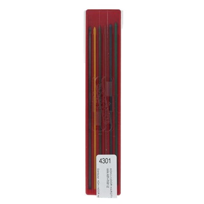 Набор цветных грифелей для цанговых карандашей 2.0 мм, 6 штук Koh-i-Noor 4301