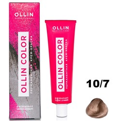Перманентная крем-краска для волос  COLOR 10/7 Ollin 100 мл