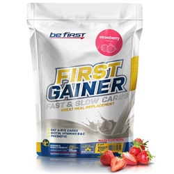 Гейнер со вкусом клубники First Gainer strawberry Be First 1000 гр.