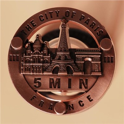 Песочные часы "Париж", на 5 минут, 13 х 7 см, микс