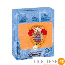 Махровое полотенце в подарочной коробке 40*70см, с нанесением вышивки, арт. О-2307