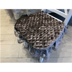 Сидушка подушка на стул с кружевом 1050-12