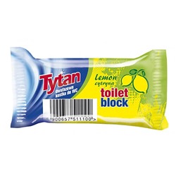 TYTAN. Двухфазный туалетный ароматизатор лимонный, зап/бл 40г