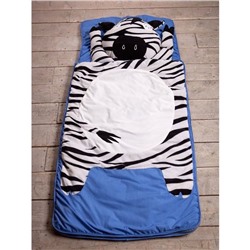 Спальный мешок "Зебра" на молнии, размер 60х120 см (S), флис/синтепух/хлопок