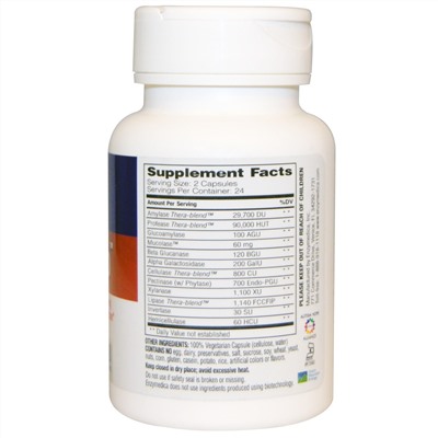 Enzymedica, MucoStop, 48 капсул