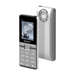 Сотовый телефон Maxvi P11 Silver, 3 sim, 32 Мб
