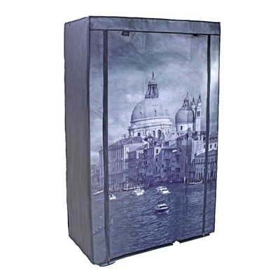 Шкаф для одежды «Венеция», 100×50×170 см, цвет синий