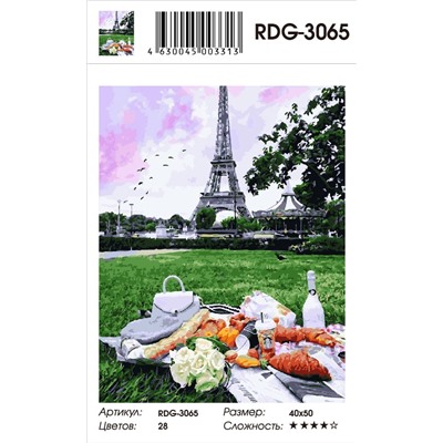 Картина по номерам 40х50 - Французский пикник