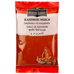 Перец паприка из Кашмира молотый Kashmiri Mirch Bharat Bazaar 100 гр.