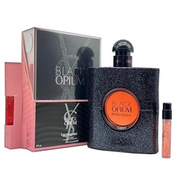 Парфюмерный набор Yves Saint Laurent Black Opium женский 100 мл + 7 мл (Luxe)