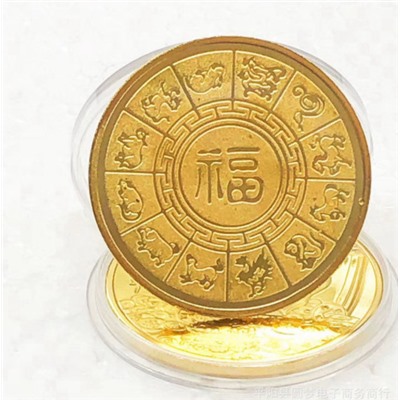Сувенирная монета Бык RF3728 Заказ от 3х шт.
