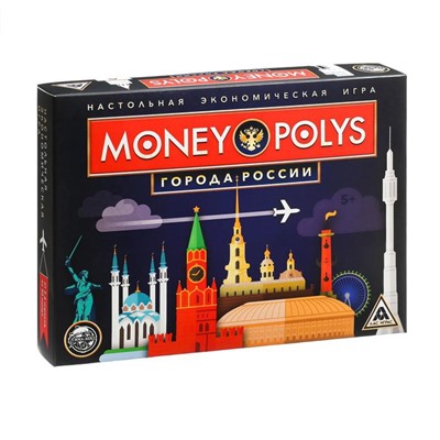 Экономическая игра «MONEY POLYS. Города России», 5+