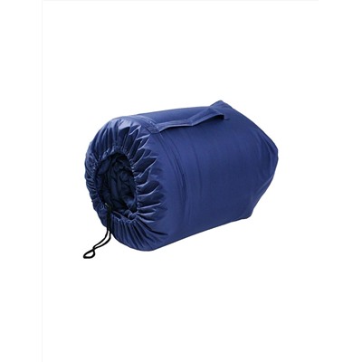 Спальный мешок-одеяло с подголовником цв.Синий