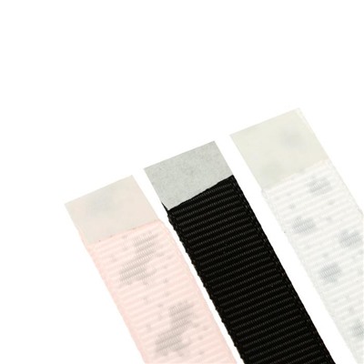 Набор закладок-ляссе "deVENTE. Glitter Unicorn" самоклеящихся для книг формата A5, 3 широких ленты 12 x 290 мм, двусторонняя плотная лента