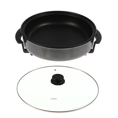 Сковорода электрическая "ВАСИЛИСА" ВА-802, 1500 Вт, d=40 см, глубина 7 см, черная