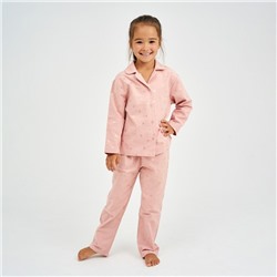 Пижама детская (рубашка, брюки) KAFTAN "Одуванчики", р. 110-116, розовый