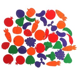 Дополнительный набор цветных деталей для Сундучка «Фрукты-Овощи»