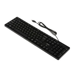 Клавиатура Dialog Standart KS-030U, проводная, мембранная, 104 клавиши, USB, черная